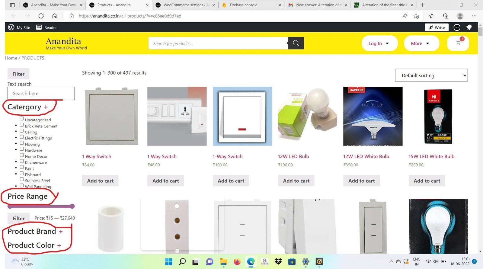 screenshot of the site